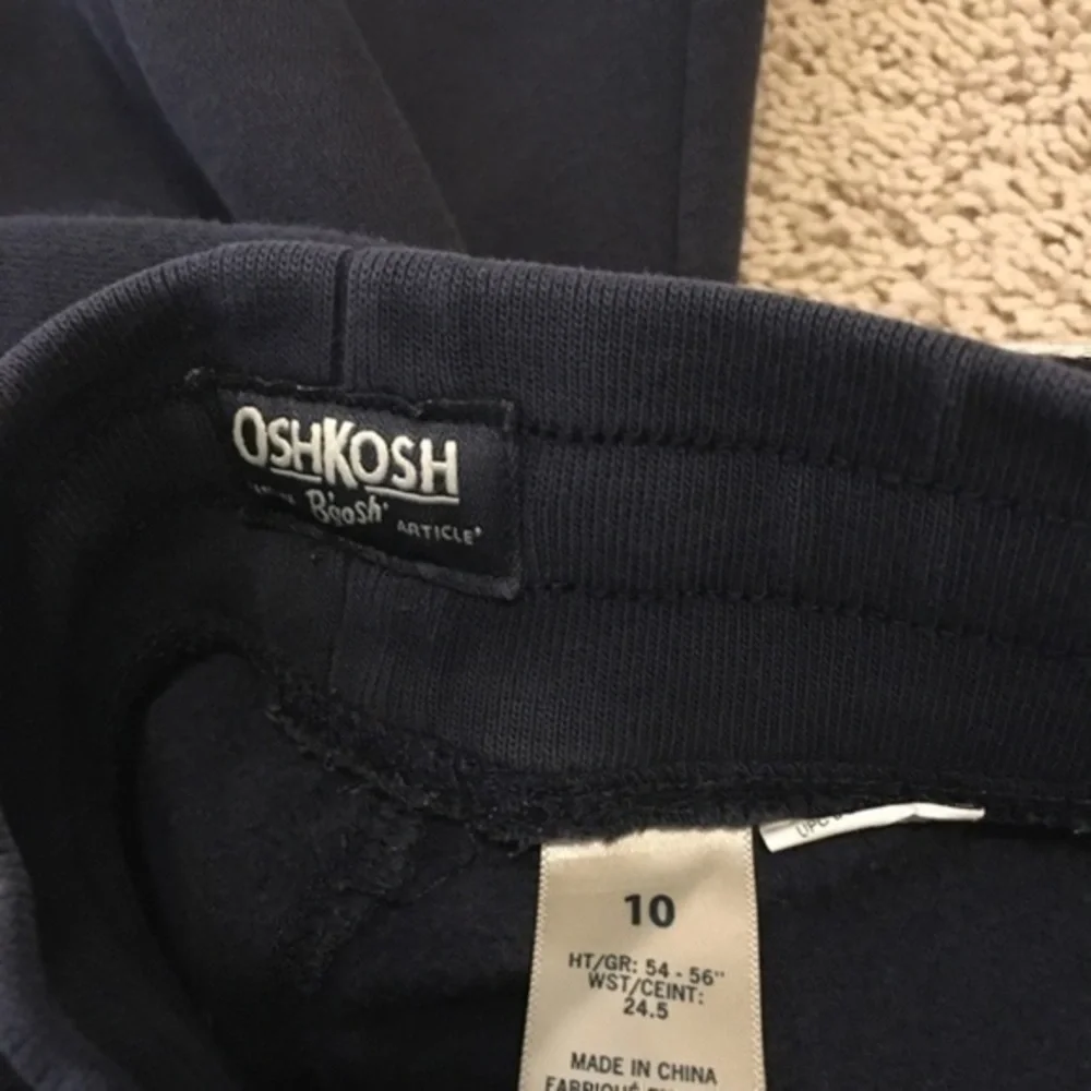 Boys size 10 navy Osh Kosh sweatpants NWOT